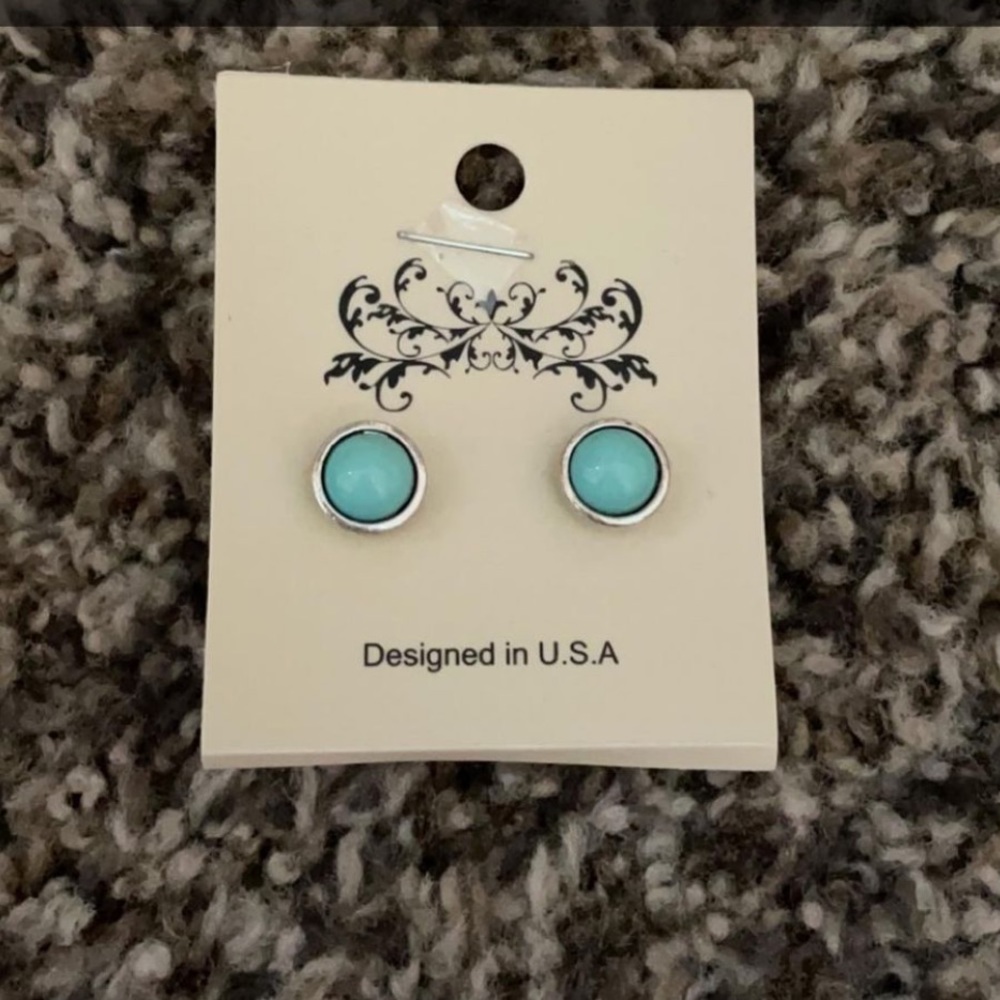 Boutique Turquoise Western Earrings